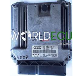 ECU ENGINE CONTROLLER AUDI A3 2.0 TDI 03G 906 016 FF, 03G906016FF, BOSCH 0 281 011 905, 0281011905
