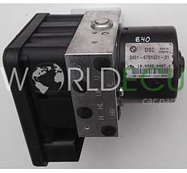 ABS POMPA CENTRALINA BMW 3451-6791521-01, 3451679152101, ATE 10.0206-0407.4, 10020604074, 6 787 837, 6787837, 10.0960-0844.3, 10096008443