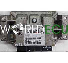 CALCULATEUR MOTEUR PEUGEOT 206 1.4 MAGNETI MARELLI IAW 6LP2.03, IAW6LP203, HW 16.631.044, 16631044, 9647498180, SW 16.712.054, 16712054, 9654722680