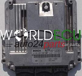 CALCULATEUR MOTEUR RENAULT ESPACE 2.0 DCI BOSCH 0 281 017 607, 0281017607, 8201119303, 8201150221, 1039S43637