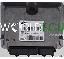 CENTRALINA MOTORE ALFA ROMEO 156 2.0 16V, 46814000, 62000.012.03, 6200001203, CFC208F.02, BAA00B21