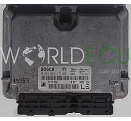 CENTRALINA MOTORE OPEL  ASTRA G 1.7 DTL X17DTL 2.0 DTI X20DTL 90589736 LS, 90 589 736, BOSCH 0281001670, 0 281 001 670, 90543923 6237696