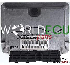 MOTORSTEUERGERÄT ECU STEUERGERAT OPEL OMEGA B 2.0DTI, BOSCH 0 281 001 635, 0281001635, 90 565 939 LN, 90565939 LN