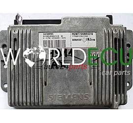 БЛО0К УПРАВЛЕНИЯ ДВИГАТЕЛЕМ RENAULT MEGANE 1.6 S1035300203B, S1035300203 B, HOM7700860319, HOM 7700860319, 7700105156