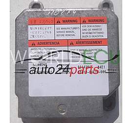 Centralina airbag OPEL AGILA SIEMENS 5WK43457, 38910-84E10-000, 3891084E10000