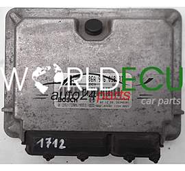 MOTORSTEUERGERÄT ECU STEUERGERAT SEAT ALHAMBRA VW SHARAN 1.8T 1.8 06A906018BT, 0261204683