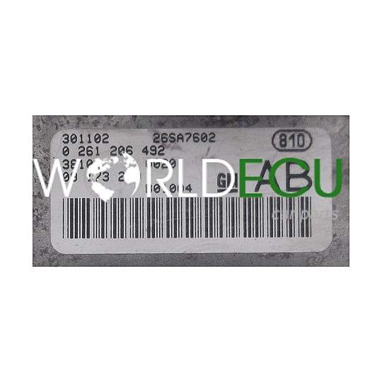MOTORSTEUERGERÄT ECU STEUERGERÄT  OPEL OMEGA 3.2 Y32SE BOSCH 0 261 206 492, 0261206492, GM 09 173 200 AB, 09173200AB, 09173200