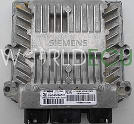 Centralina motore CITROEN PEUGEOT 1.4 HDI SIEMENS 5WS40068C-T, 5WS40068CT, SW 9652888580, HW 9648624280, SID804