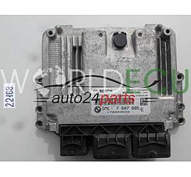 Engine control unit - ECU controllers MINI COOPER 1.6 BOSCH 0 261 S06 125, 0261S06125, DME 7607685, DME7607685