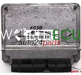 MOTORSTEUERGERÄT ECU STEUERGERAT SKODA FABIA 1.2 SIEMENS 5WP40060 07, 03D 906 032 A, 03D906032A