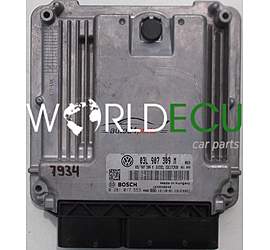 CENTRALINA MOTORE VW VOLKSWAGEN T5 TRANSOPRTER 2.0 TDI, BOSCH 0 281 017 553, BOSCH 0281017553, 03L 907 309 M, 03L907309M