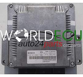 ECU CENTRALITA DE MOTOR RENAULT KANGOO 1.9 DCI BOSCH 0 281 011 039, 0281011039,  HOM8200051666, 8200051666, 8200191871