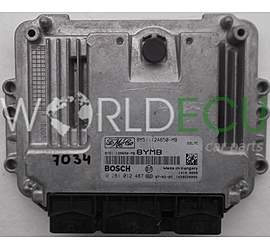 Engine control unit - ECU controllers FORD FOCUS 1.6 TDCI BOSCH 0 281 012 487, 0281012487, FoMoCo 8M51-12A650-MB, 8M5112A650MB, 8YMB