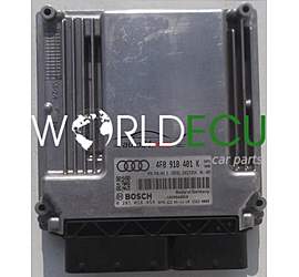 ECU ENGINE CONTROLLER AUDI A6 2.7 TDI 4F7910401K, 4F7 910 401 K, 4F0907401E, 4F0 907 401 E, BOSCH 0281016459, 0 281 016 459, DIESEL EDC17CP14 CANA 0060 1039S42010