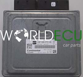 CENTRALINA DO MOTORE SKODA FABIA 1.4 CONTINENTAL 5WP44880, 03F 906 070 HB, 03F906070HB, 03F907309AE, SIMOS 10.22A