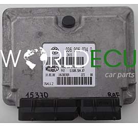 ECU ENGINE CONTROLLER AUDI MAGNETI MARELLI IAW 4LU.Z, IAW4LUZ, IAW 4LV.Z, IAW4LVZ, 036 906 034 Q, 036906034Q, 61600.504.07, 6160050407
