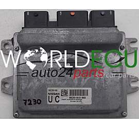 ECU ENGINE CONTROLLER NISSAN MICRA 1.6 MEC93-100 UC, MEC93100, E1 8826, MEC93100E18826