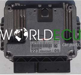 ECU ENGINE CONTROLLER FIAT DOBLO 1.9 JTD BOSCH 0281012864, 0 281 012 864, 55200674, 223 4534A3AAM 105, 1039S12422