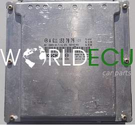 ECU ENGINE CONTROLLER MERCEDES VIANO 2.2 CDI BOSCH 0 281 010 604, 0281010604, A 611 153 70 79, A6111537079, CR1.7