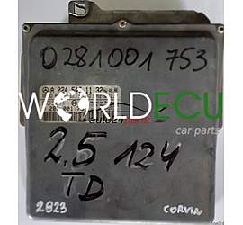 ECU ENGINE CONTROLLER MERCEDES W124 E300 3.0TD A0245451132, 0245451132, A 024 545 11 32, BOSCH 0281001753, 0 281 001 753, K01 ED 0008 MSA 25.1