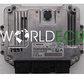 CENTRALINA MOTORE PEUGEOT 3008, CITROEN 1.6 HDI, BOSCH 0 281 013 334, BOSCH 0281013334, 96 669 866 80, 9666986680, EDC16C34