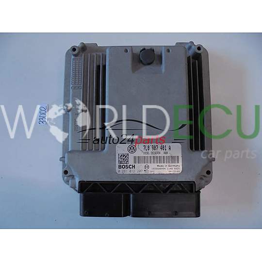 ECU Engine control unit VOLKSWAGEN 7L0907401A 0281012207 EDC16CP34