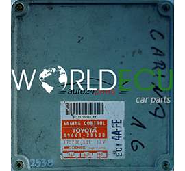 ECU ENGINE CONTROLLER TOYOTA COROLLA 1.6 ECT 4A-FE 89661-2B630 896612B630 175700-5011 1757005011