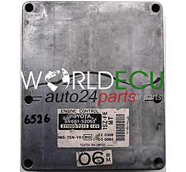 ECU ENGINE CONTROLLER TOYOTA YARIS 1.0 89661-52063, 8966152063, 211000-7213, 2110007213, 1SZ-FE MT
