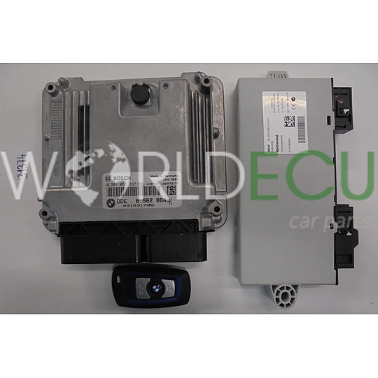 Centralina motore BMW X3 X4 BOSCH 0 281 031 337, 0281031337, DDE 8 582 886, DDE8582886, 8582886
