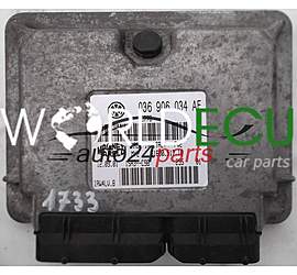 CENTRALINA DO MOTORE SKODA FABIA 1.4 036906034AE, 036 906 034 AE, 61600.517.10, 6160051710, IAW4LVB IAW4LV.B