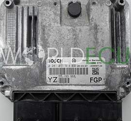 MOTORSTEUERGERÄT ECU STEUERGERAT OPEL  VECTRA SIGNUM 1.9 CDTI Z19DT Z19DTL Z19DTH 55193968 YZ, 55 193 968 YZ, BOSCH 0281011914 , 0 281 011 914, 55189926, 55 189 926, 6235370, 62 35 370