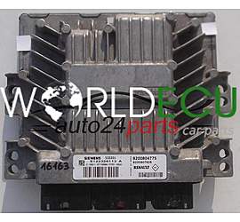 ECU CENTRALITA DE MOTOR RENAULT MEGANE SCENIC SIEMENS S122326113 A, S122326113A, 8200804775