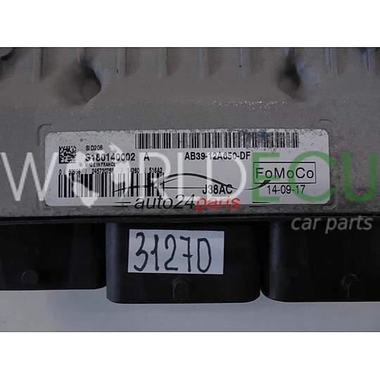 ECU Engine control unit FORD AB39-12A650-DF AB3912A650DF S180140002A