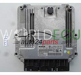 Centralina motore CITROEN PEUGEOT 2.2 HDI BOSCH 0 281 013 666, 0281013666, 96 644 875 80, 9664487580