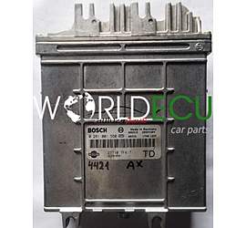 ECU ENGINE CONTROLLER NISSAN TERRANO 2.7 TDI BOSCH 0 281 001 550, 0281001550, 23710 7F417, 237107F417 TD