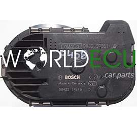 THROTTLE BODY FORD FIESTA 1.4 TDCI BOSCH 0 280 750 478, 0280750478, 8A6G-9F991-AB, 8A6G9F991AB