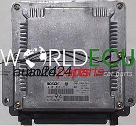 CENTRALINA DO MOTORE PEUGEOT 307 2.0 HDI BOSCH 0 281 010 747, 0281010747, 96 435 248 80, 9643524880 EDC15C2 94