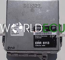 CENTRALINA MOTORE LAND ROVER RANGE 2.5, BOSCH 0 281 001 272, 0281001272, ERR 6113, 2 245 332
