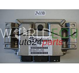 Centralina motore CITROEN PEUGEOT IAW 6LP1.51, IAW6LP151, 9654716780