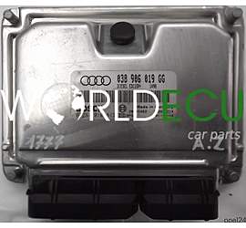 ECU ENGINE CONTROLLER AUDI A4 1.9 TDI 038906019GG, 038 906 019 GG, BOSCH 0 281 010 813, 0281010813, DIESEL EDC15P+ 1498, 28SA5462
