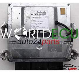 ECU ENGINE CONTROLLER FORD AV6112A650SA01, PPC467100C102, 5012226, 1672624