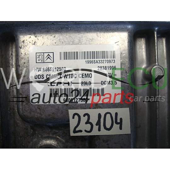 Centralina motore CITROEN PEUGEOT DCM3.5, 28381996, 9806127380, 9666912580