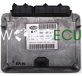 CENTRALINA DO MOTORE FIAT BRAVO 1.6 16V, IAW 4EF.B1, IAW4EFB1, 46823487, 61600.455.02 F, 6160045502F