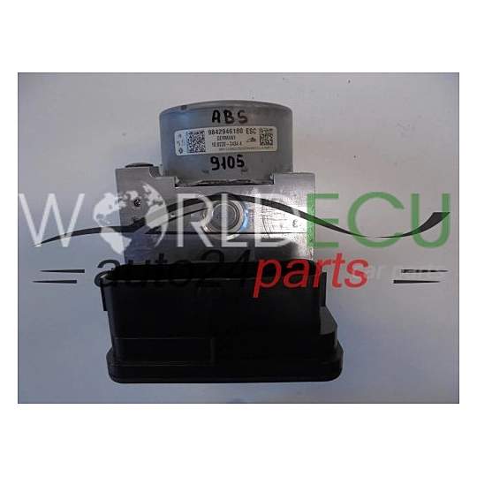 POMPE HYDRAULIQUE ET CALCULATEUR d'ABS Citroen Peugeot 9842946180 10091739473
