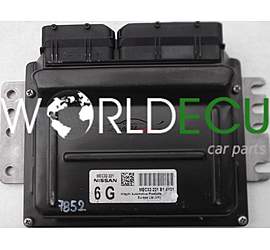 ECU ENGINE CONTROLLER NISSAN ALMERA, MEC32-221 B1, MEC32221 B1, MEC32221B1, 4Y01, 6G