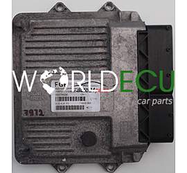 ECU ENGINE CONTROLLER FIAT PUNTO 1.3 JTD MAGNETI MARELLI MJD 6JF.P3, MJD6JFP3, FGP 55186608, 71600.004.02, 7160000402