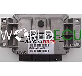 CENTRALINA DO MOTORE PEUGEOT 206 1.4 MAGNETI MARELLI IAW 6LP2.03, IAW6LP203, HW 16.631.044, 16631044, 9647498180, SW 16.712.074, 16712074, 9657429680