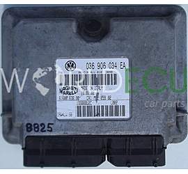 CENTRALINA MOTORE VOLKSWAGEN LUPO 1.4 MAGNETI MARELLI IAW 4LV.SB, IAW4LVSB, 036 906 034 EA, 036906034EA, 61600.638.00, 6160063800