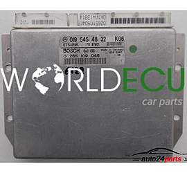 ECU ENGINE CONTROLLER MERCEDES W 210 BOSCH 0 265 109 046, 0265109046, 019 545 48 32, 0195454832