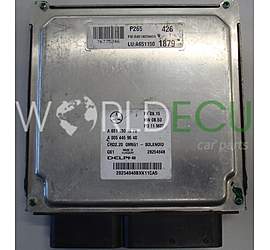 ECU ENGINE CONTROLLER MERCEDES W211 E220 CDI DELPHI 28254848, A6511501879, 6511501879, A 651 150 18 79, A0054469640, 0054469640, A 005 446 96 40, CRD2.00 0M651